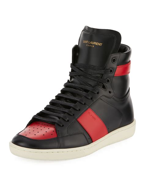 ysl sneakers high tops|ysl high top sneakers.